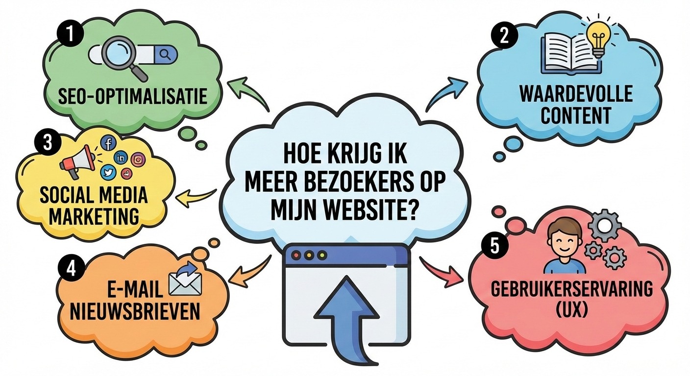 Hoe Krijg Ik Meer Bezoekers Op Mijn Website, 5 Tips